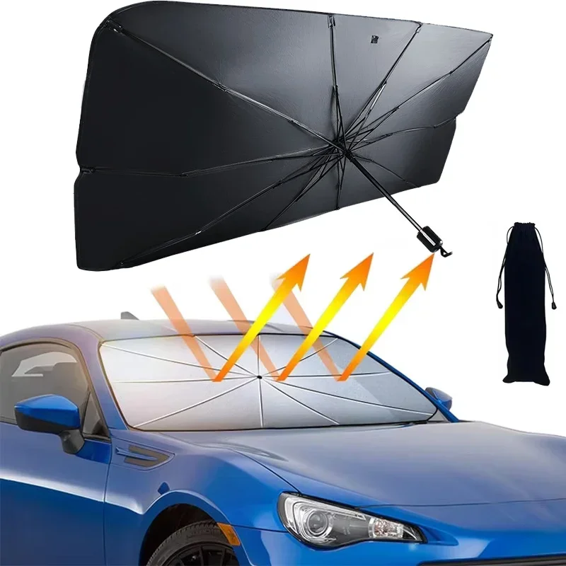 Car Sunshade Windshield Umbrella Foldable - Солнцезащитный зонт-шторка для лобового стекла автомобиля,
