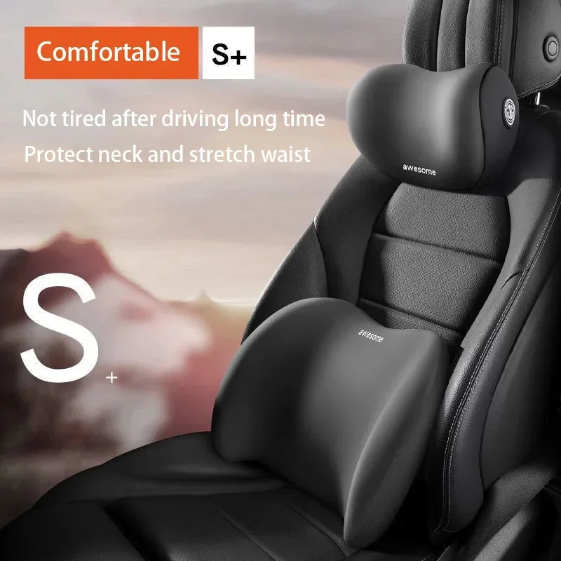 Memory Foam Car Neck Pillow Lumbar Support - Подушка для шеи в автомобиль из