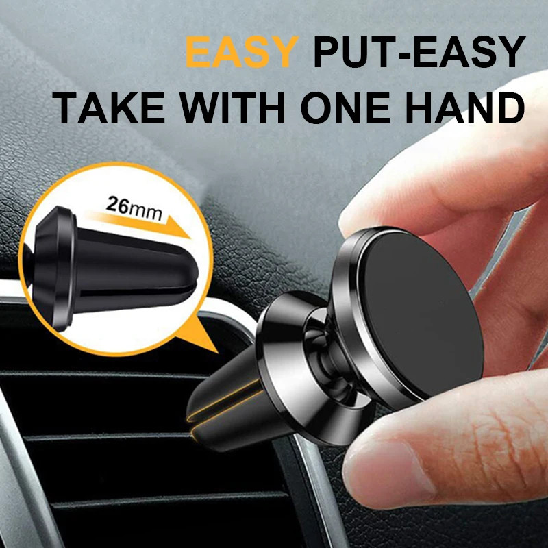 Magnetic Phone Holder For Car Vent - Универсальный магнитный держатель для телефона в