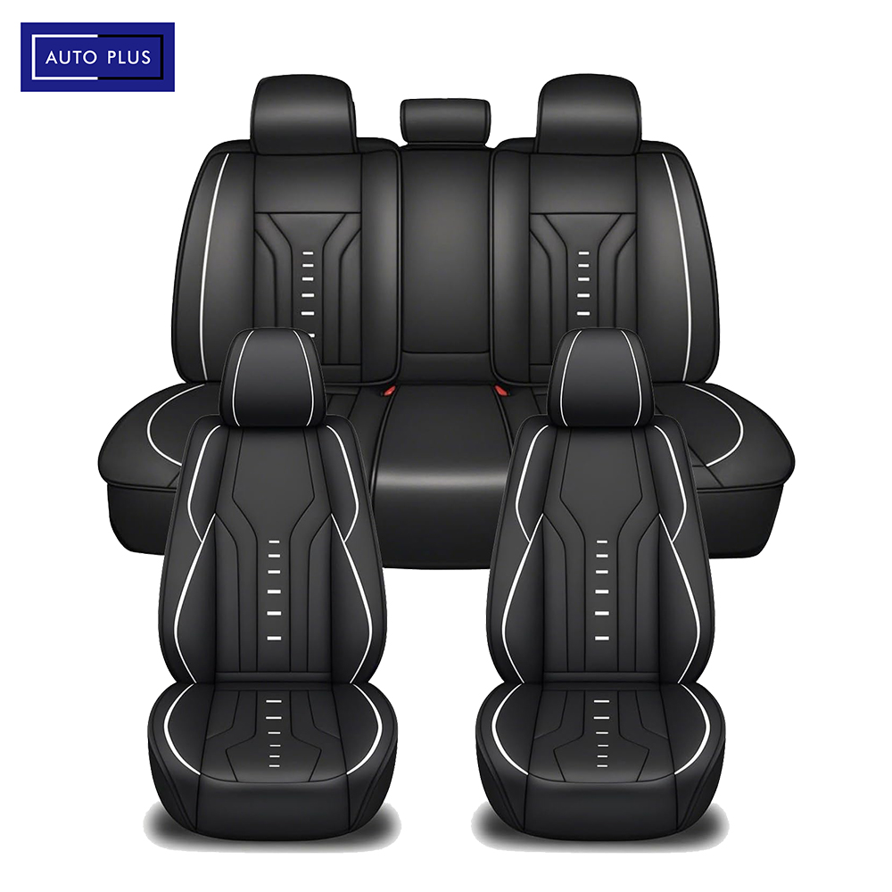 Leather Car Seat Covers Full Set Universal - Роскошные универсальные кожаные чехлы на автомобильные