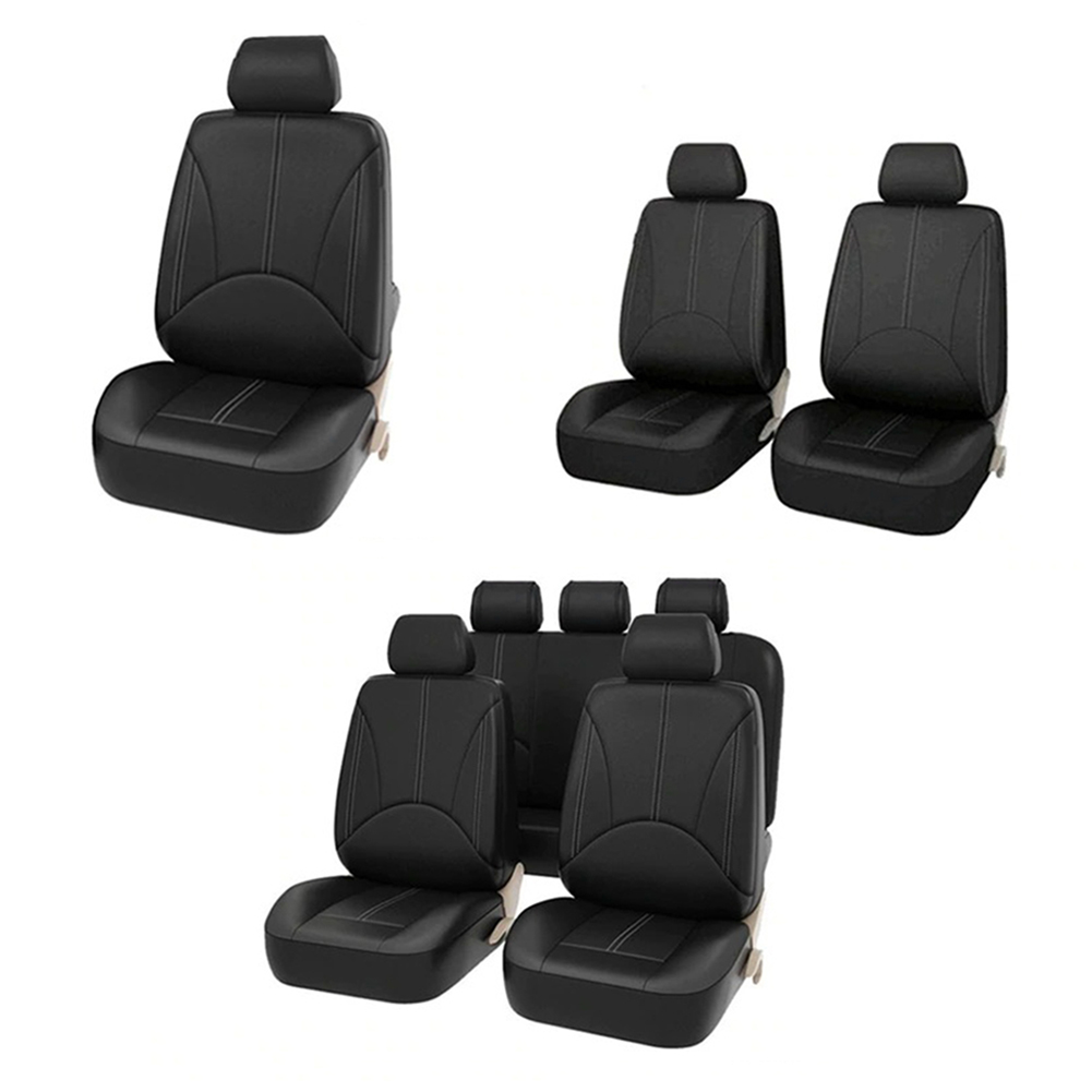 Leather Car Seat Covers Full Set Universal - Автомобильное сиденье из искусственной кожи Four