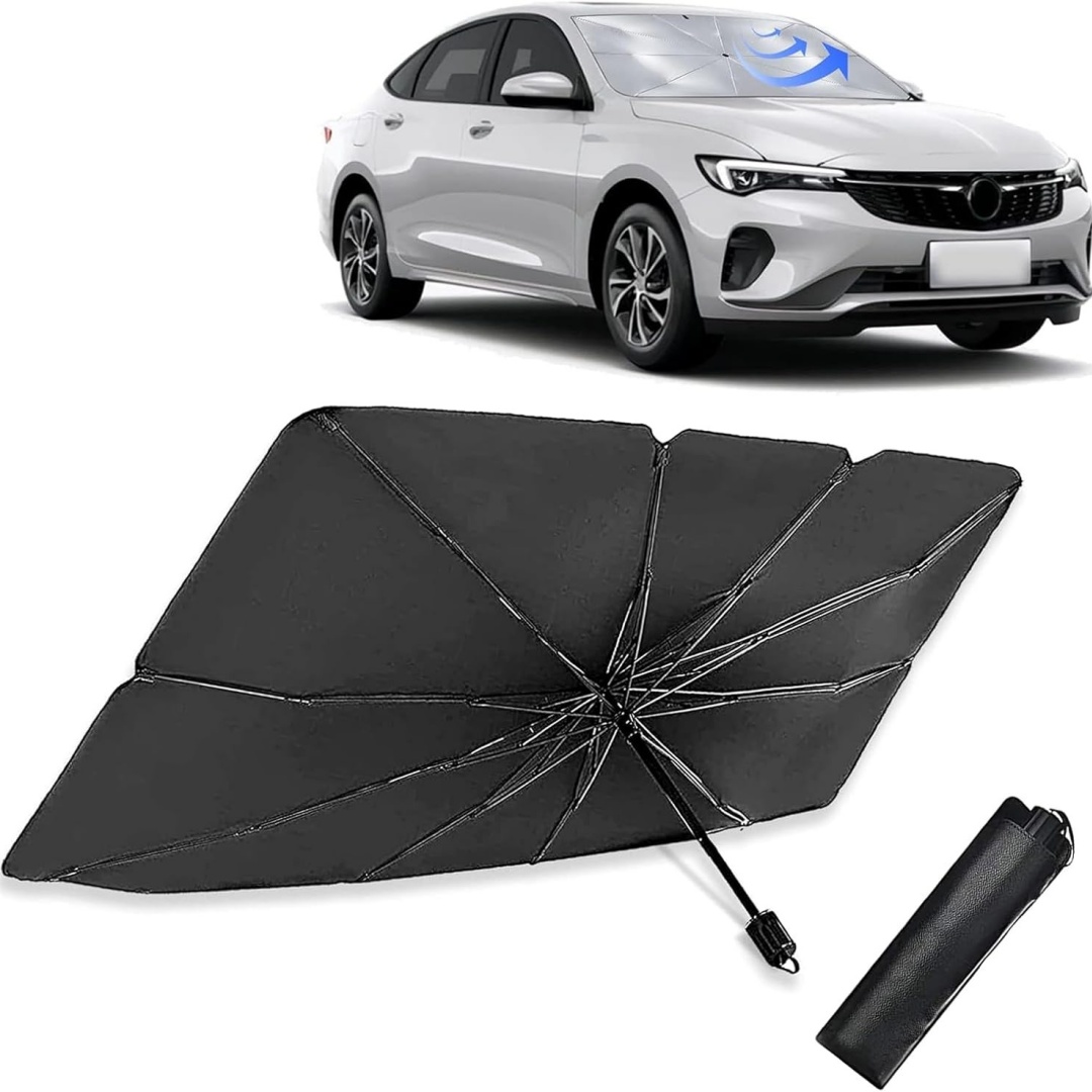 Солнцезащитный зонт для лобово – обзор и цена Car Sunshade Windshield Umbrella Foldable
