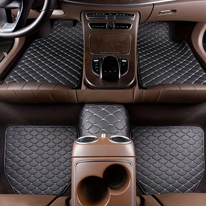 5 шт. универсальных автомобиль – обзор и цена Car Floor Mats Universal Waterproof Leather