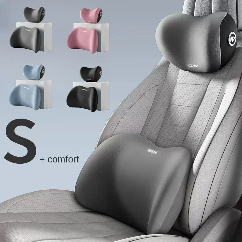 Подушка для шеи в автомобиль и – обзор и цена Memory Foam Car Neck Pillow Lumbar Support