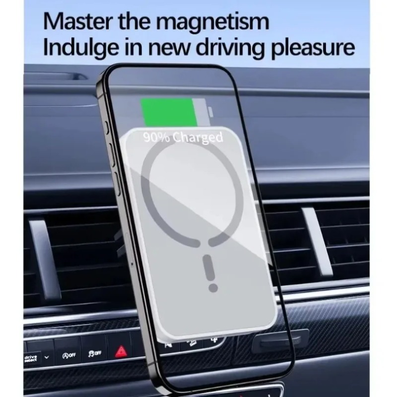 Магнитный беспроводной автомоб – обзор и цена Wireless Car Charger Mount Fast Charging