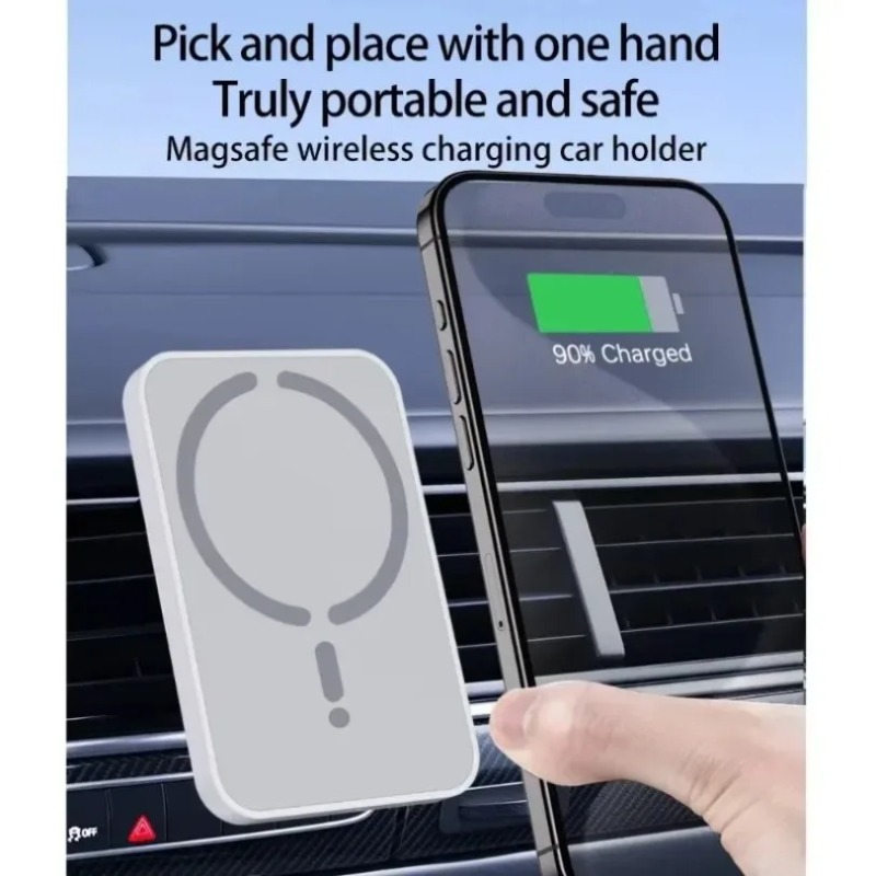 Магнитный беспроводной автомоб – обзор и цена Wireless Car Charger Mount Fast Charging