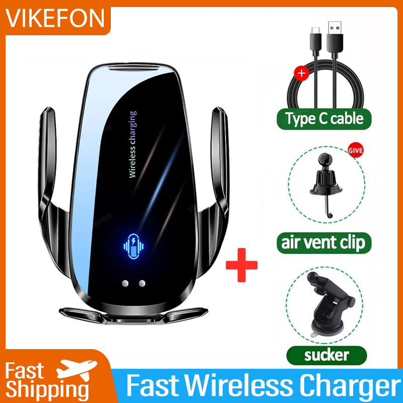 Беспроводное зарядное устройст – обзор и цена Wireless Car Charger Mount Fast Charging