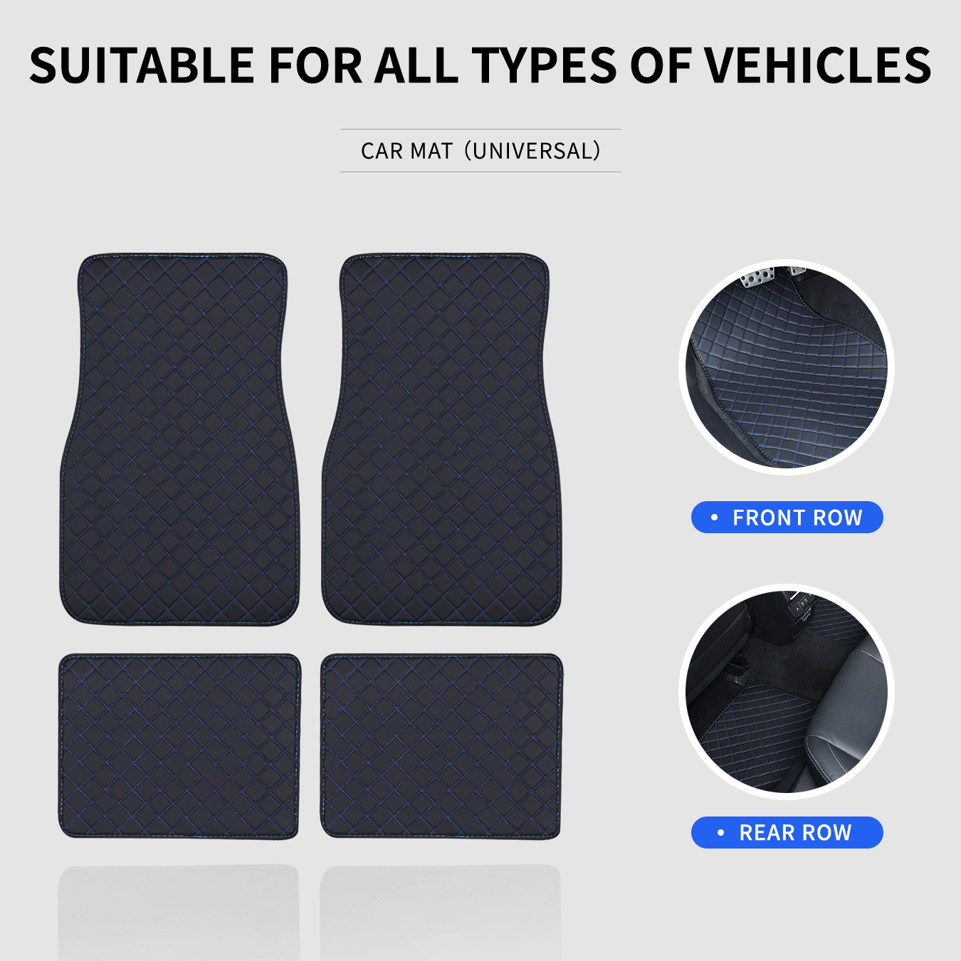 Коврики для автомобиля, полный – обзор и цена Car Floor Mats Universal Waterproof Leather