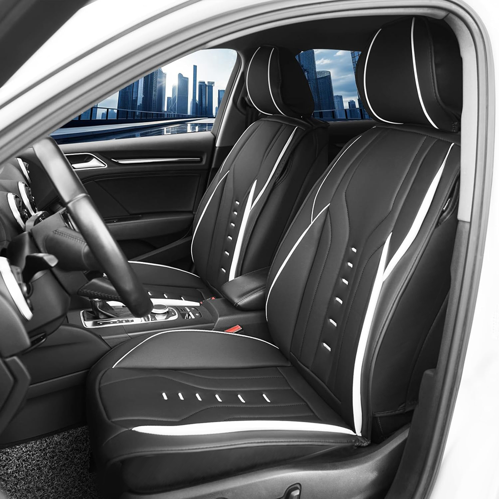 Роскошные универсальные кожаны – обзор и цена Leather Car Seat Covers Full Set Universal