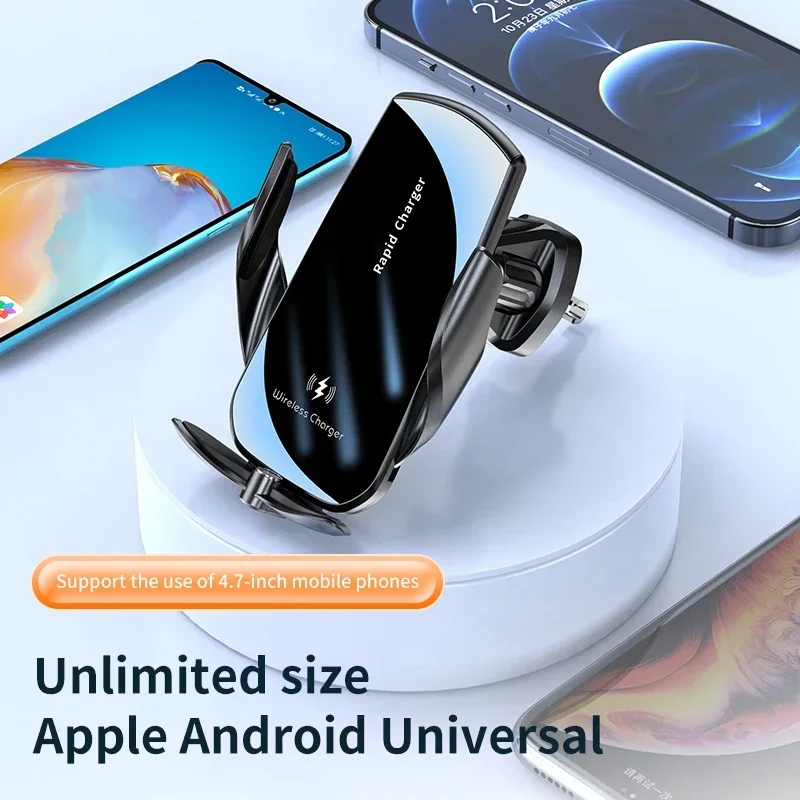 VIKEFON 30 Вт беспроводные зар – обзор и цена Wireless Car Charger Mount Fast Charging