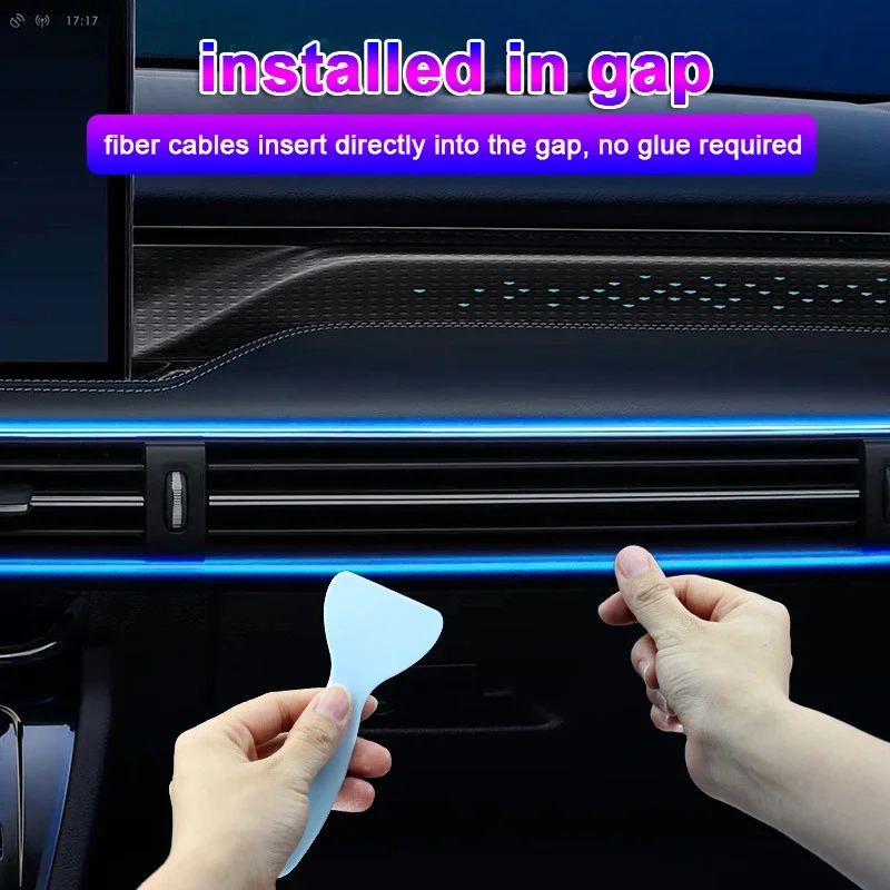1/2/3/4/5M RGB интерьер автомо – обзор и цена Led Ambient Interior Car Lights App Control
