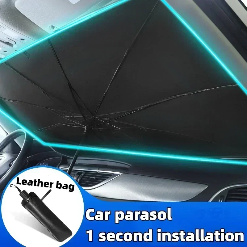 Солнцезащитный экран для лобов – обзор и цена Car Sunshade Windshield Umbrella Foldable