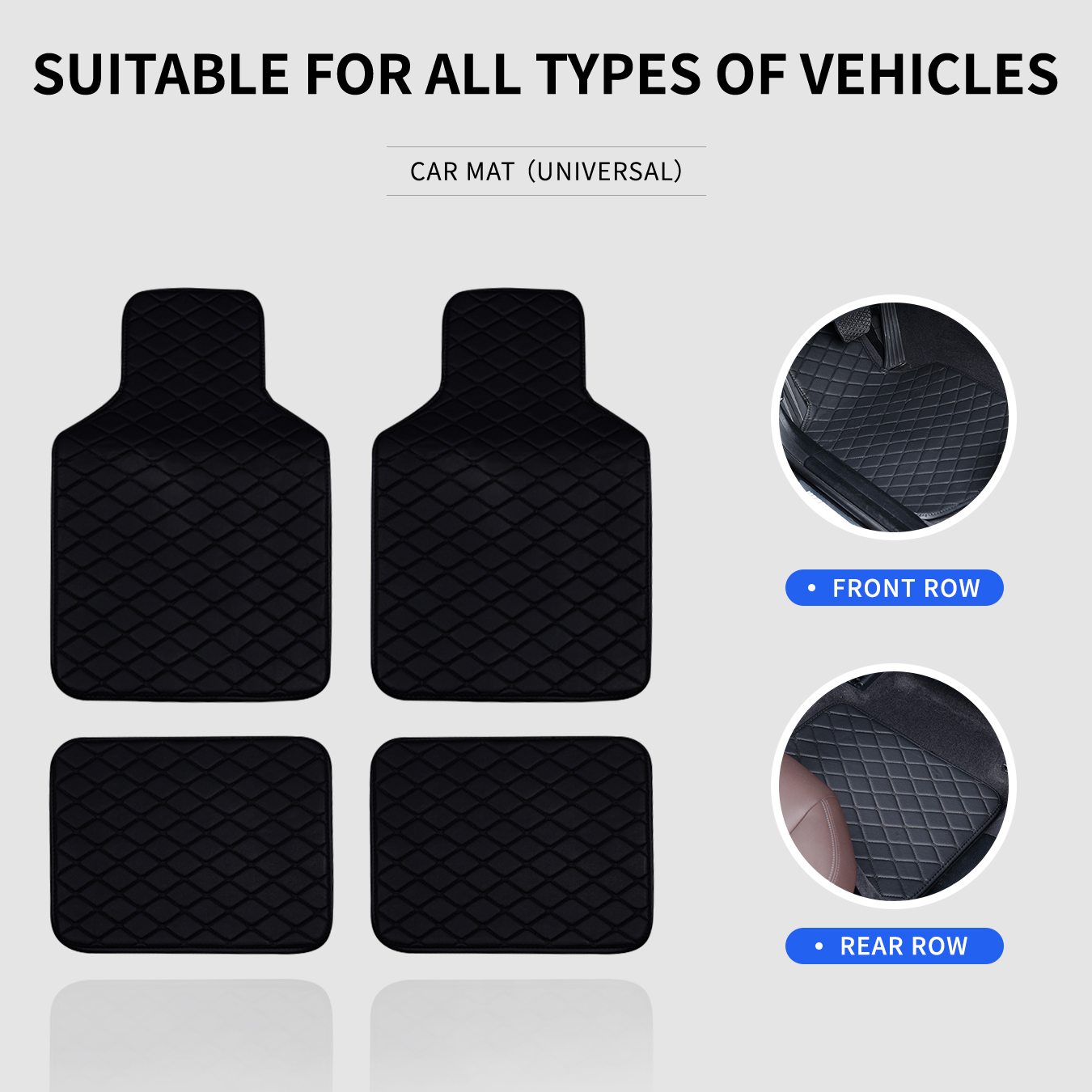 Комплект автомобильных коврико – обзор и цена Car Floor Mats Universal Waterproof Leather