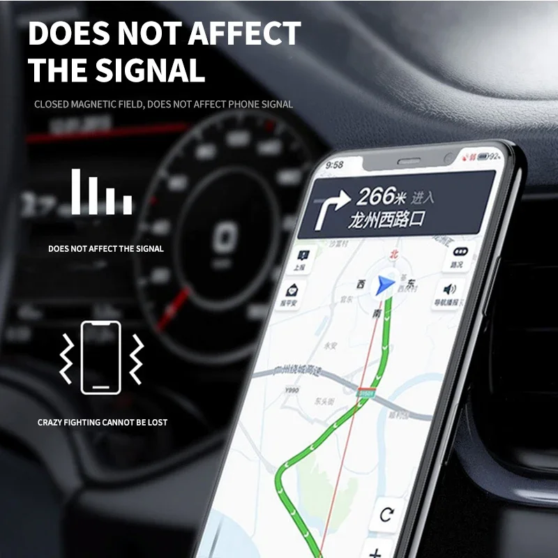 Мини-держатель для телефона в  – обзор и цена Magnetic Phone Holder For Car Vent