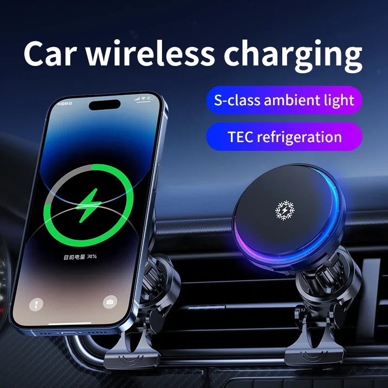 Магнитная беспроводная автомоб – обзор и цена Wireless Car Charger Mount Fast Charging