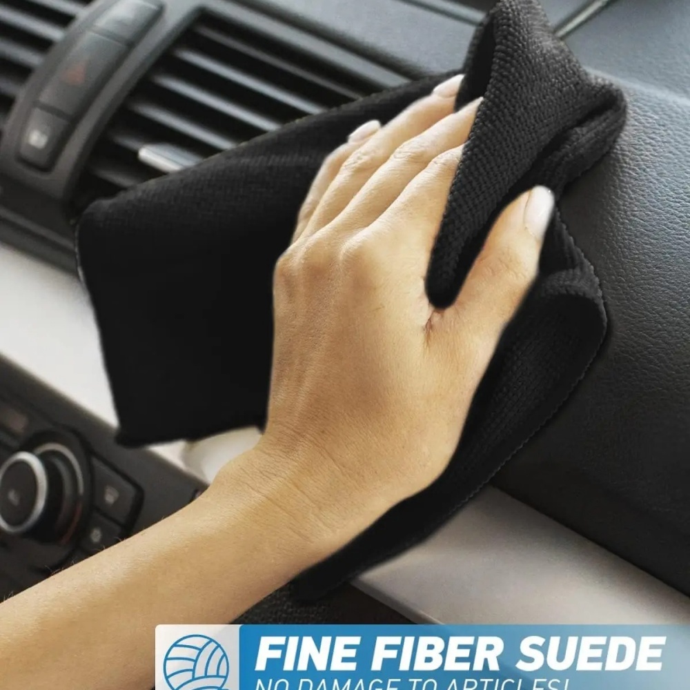 Черная микрофибровая салфетка  – обзор и цена Microfiber Car Drying Towel Super Absorbent