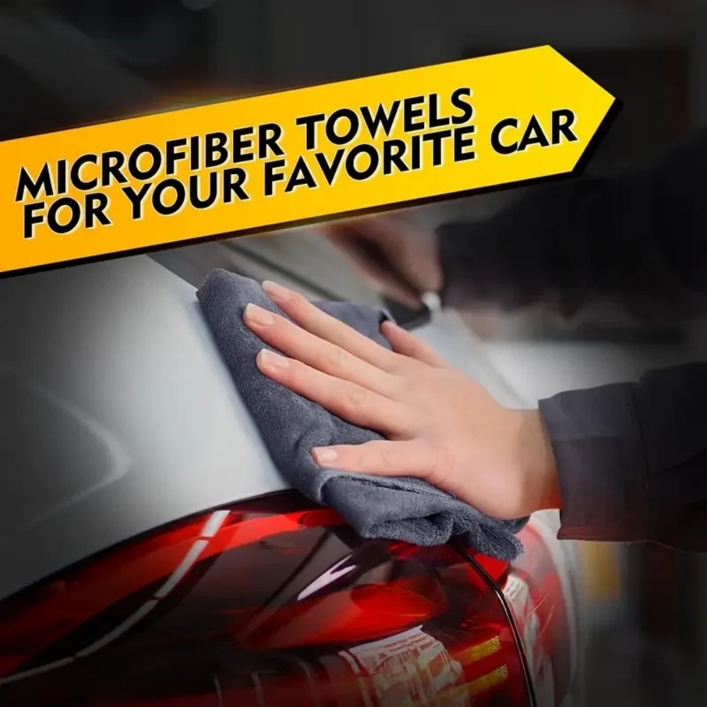 Черная микрофибровая салфетка  – обзор и цена Microfiber Car Drying Towel Super Absorbent