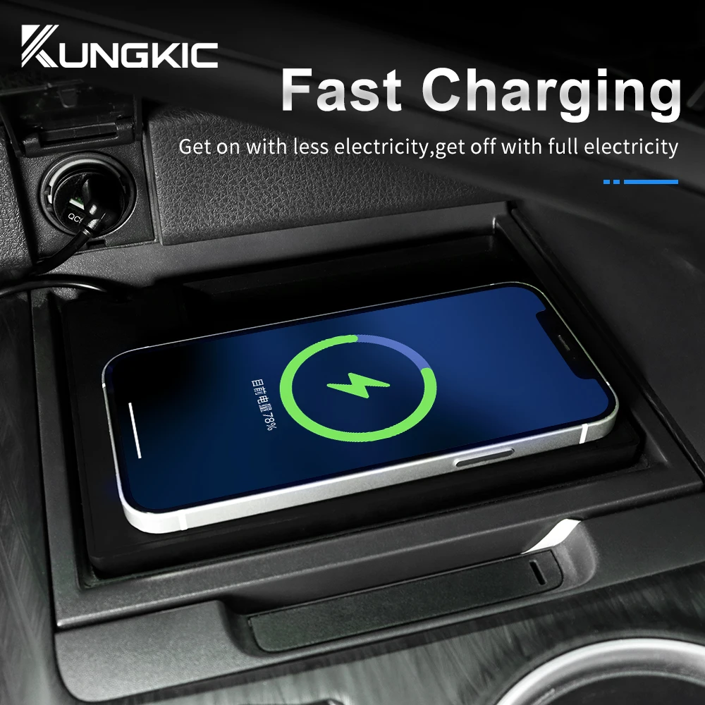 Беспроводное зарядное устройст – обзор и цена Wireless Car Charger Mount Fast Charging