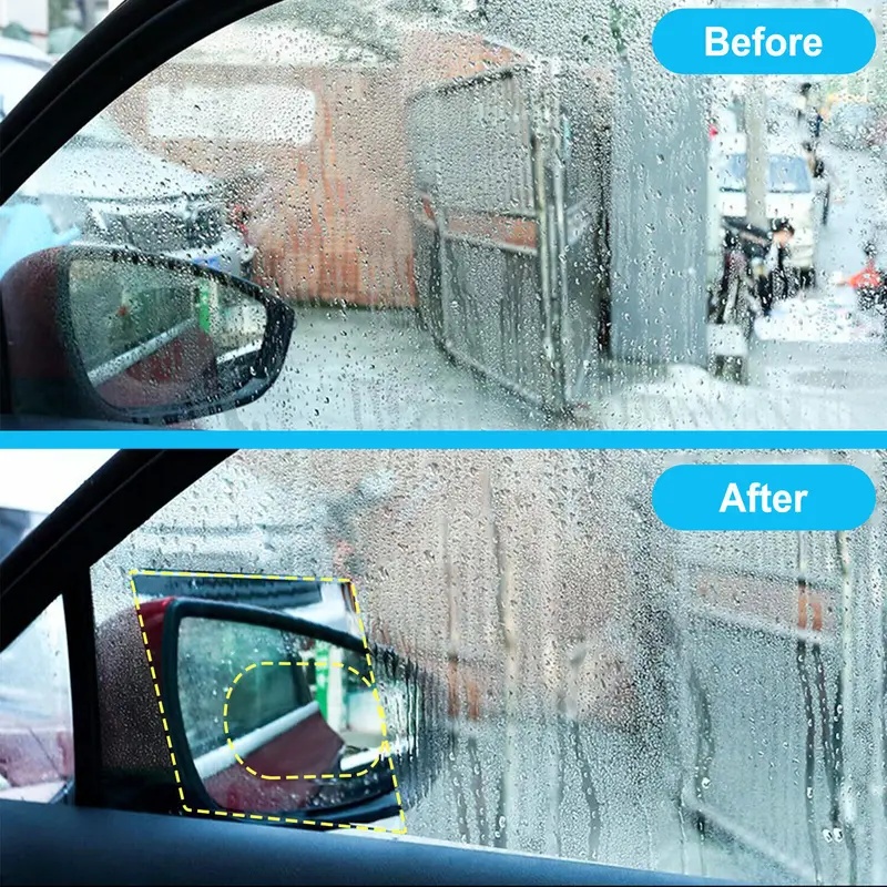 4 шт. защитной пленки для авто – обзор и цена Anti Glare Car Rearview Mirror Film