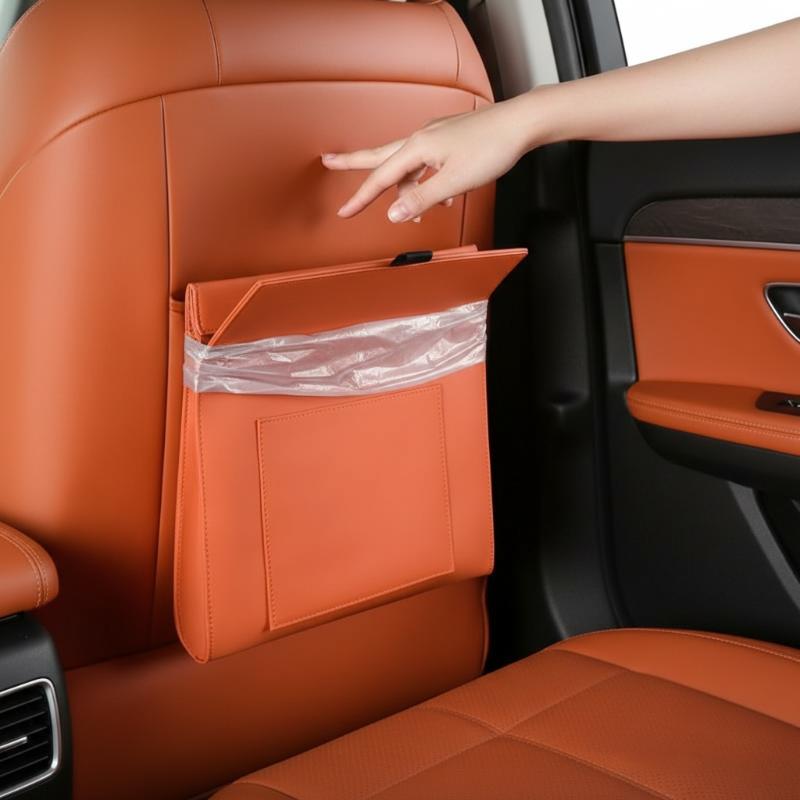 Водонепроницаемый магнитный по – обзор и цена Waterproof Car Trash Can With Lid