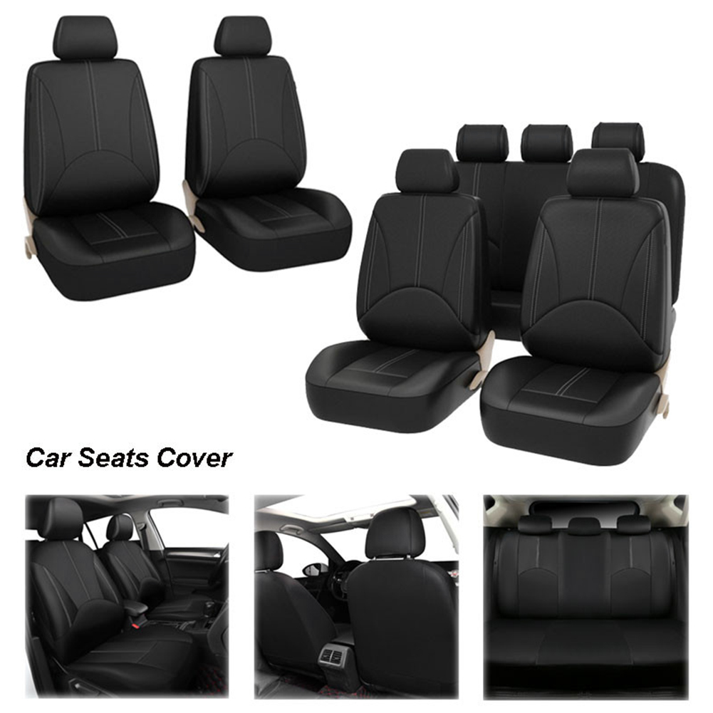 Автомобильное сиденье из искус – обзор и цена Leather Car Seat Covers Full Set Universal