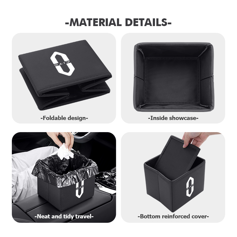 Складной водонепроницаемый орг – обзор и цена Waterproof Car Trash Can With Lid