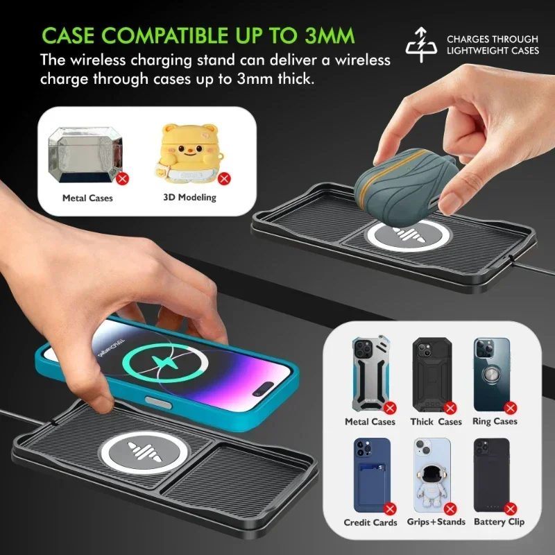 Автомобильное беспроводное зар – обзор и цена Wireless Car Charger Mount Fast Charging