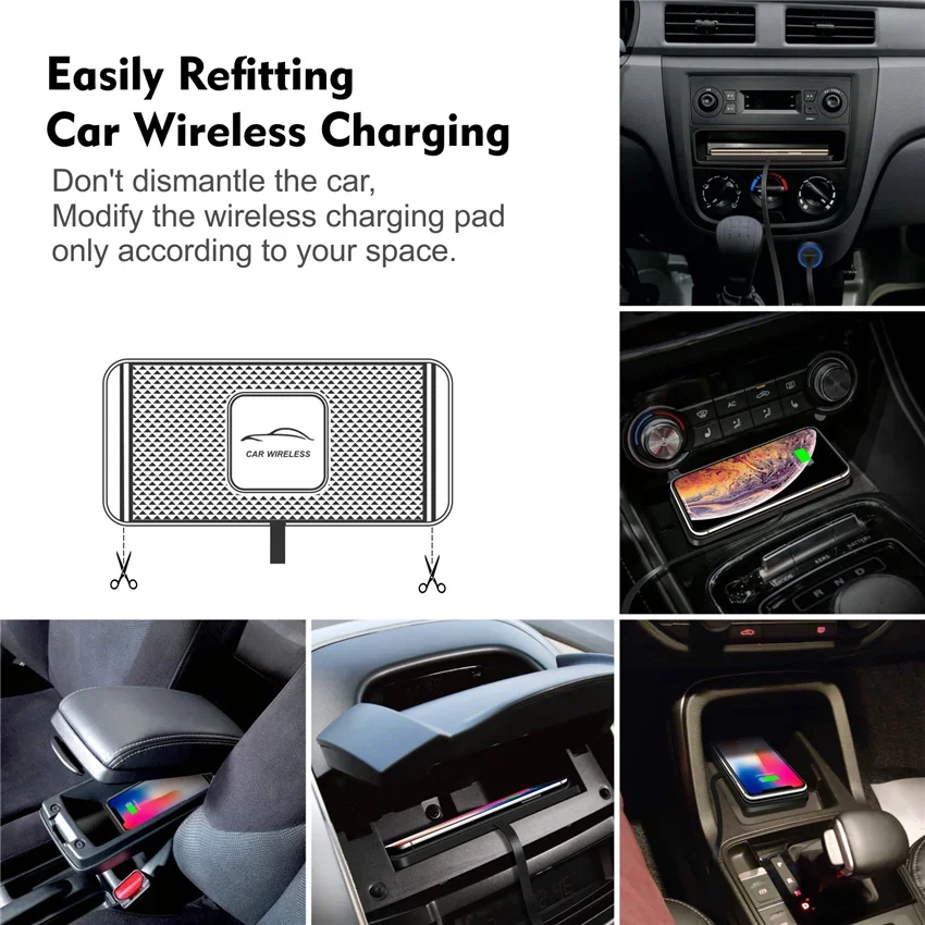 Силиконовая подставка для iPho – обзор и цена Wireless Car Charger Mount Fast Charging