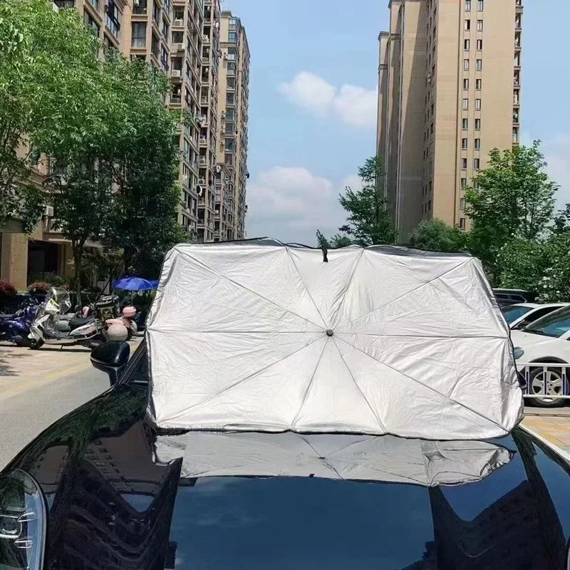 Складной зонт-солнцезащита для – обзор и цена Car Sunshade Windshield Umbrella Foldable