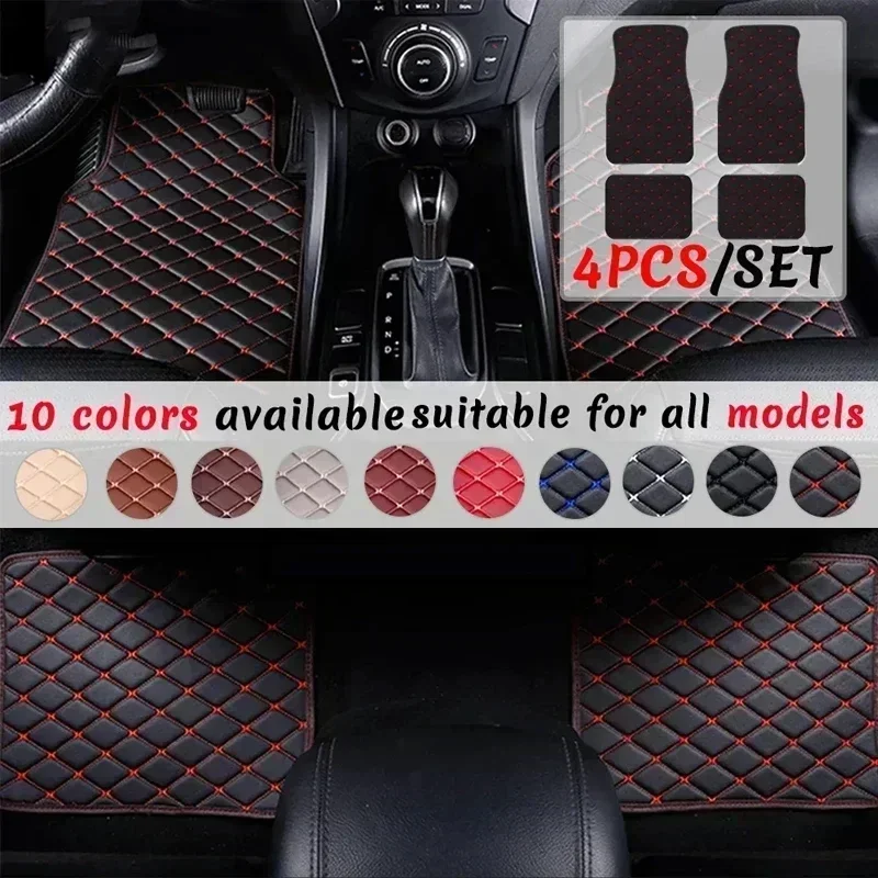 Автомобильные коврики 4 шт. Ун – обзор и цена Car Floor Mats Universal Waterproof Leather