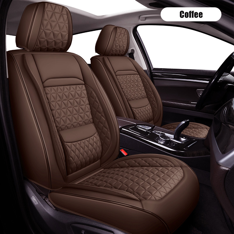 Полный комплект чехлов на авто – обзор и цена Leather Car Seat Covers Full Set Universal